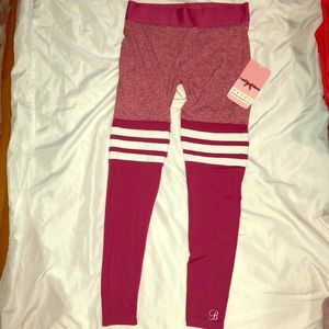Bombshell Sportswear Pink Goddess Sock Leggings